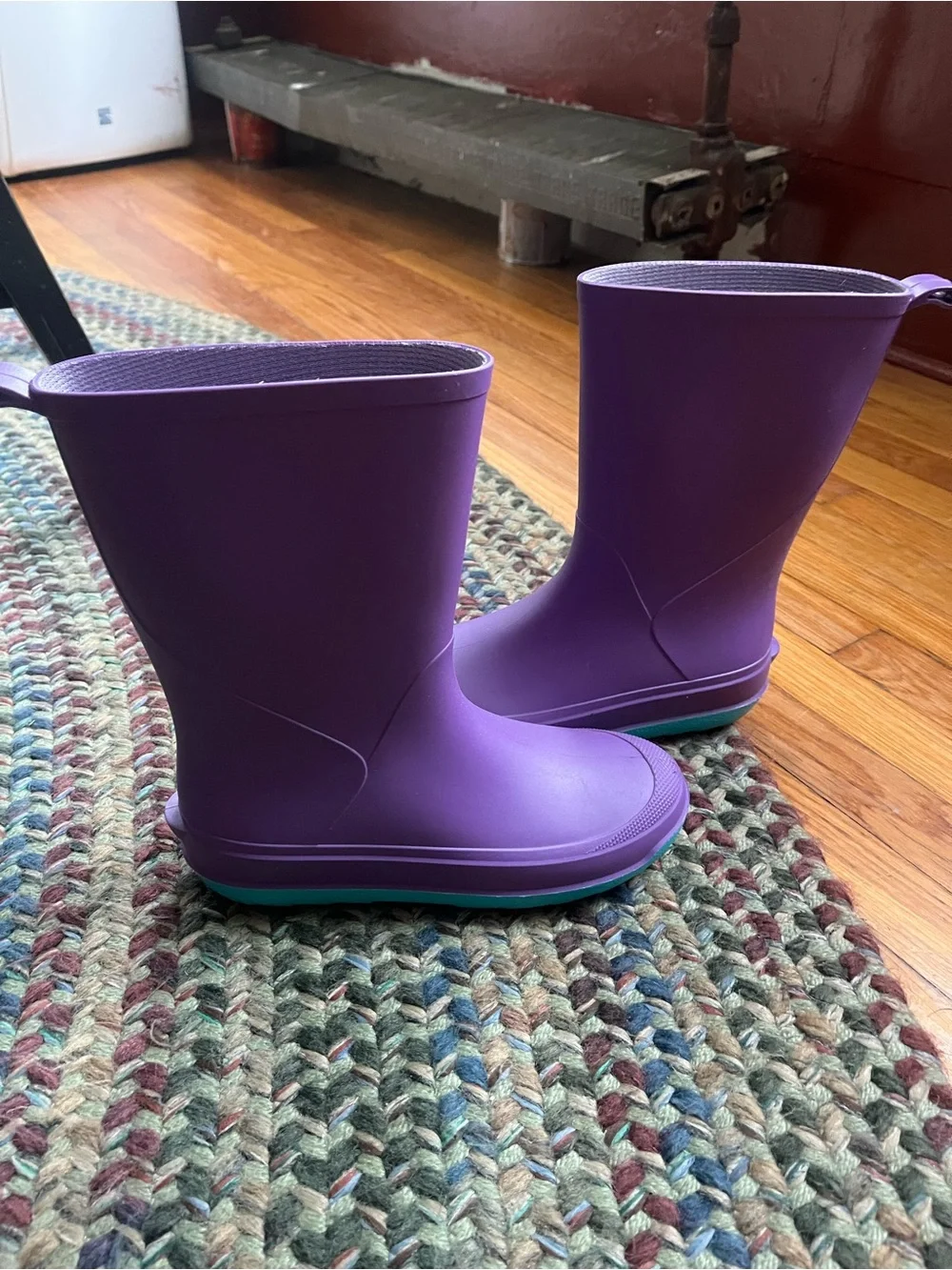 Cat & Jack Purple Kids' Waterproof Rain Boots